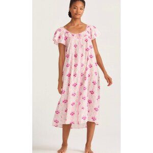 LoveShackFancy Pink Floral Nightgown NWT P